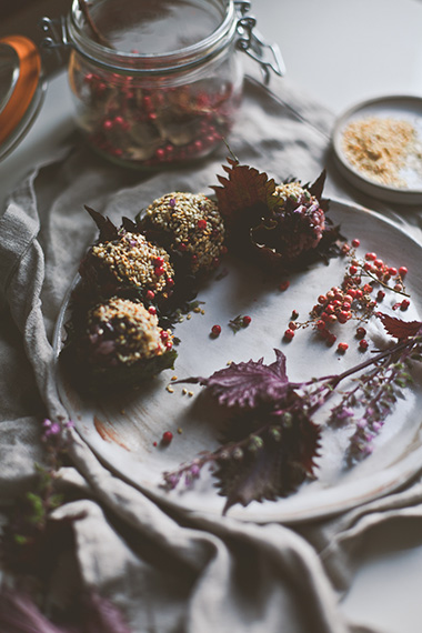 Purple Mini Rice Balls Onigiri